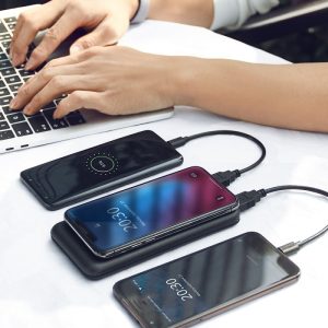 Tronsmart WP01 AirAmp 8000mAh Hybrid Wireless Charging Power Bank - Black