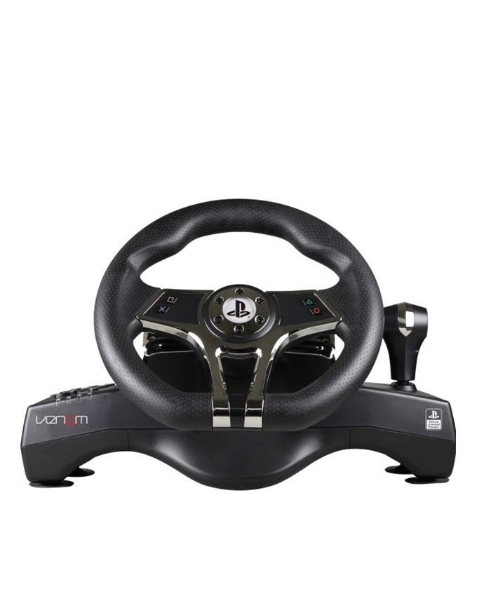 Hurricane Steering Wheel For PlayStation 3 & PlayStation 4 - Venom