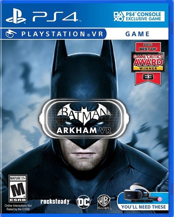 Batman: Arkham VR For PlayStation 4 - Warner Bros Batman: Arkham VR For PlayStation 4 - Warner Bros