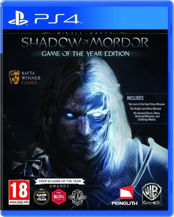 Middle-Earth Shadow of Mordor For PlayStation 4  - Warner Bros Middle-Earth Shadow of Mordor For PlayStation 4  - Warner Bros