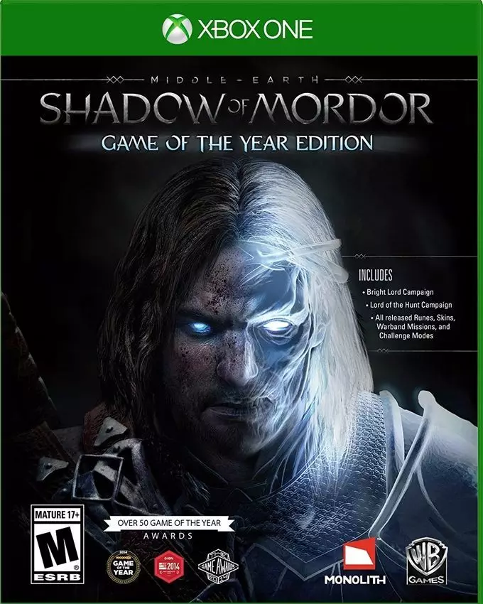Middle-Earth - Shadow of Mordor GOTY For Xbox One - Warner Bros