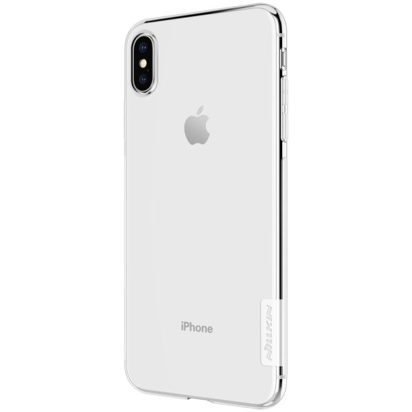 Apple iPhone XS MAX Premium Silicon Cover - Transparent iphone xs max silicon cover