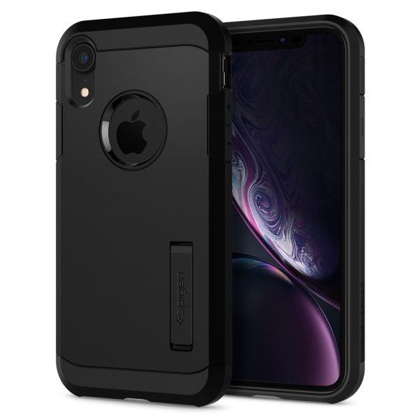 iPhone XR Tough Armor Case Spigen Black - Image 1