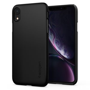 iPhone XR Thin Fit Spigen Case Black 064CS24864 - Image 8