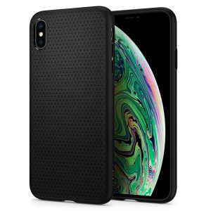 Spigen iPhone XS Max Case Liquid Air Matte Black 065CS25126