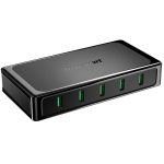 Tronsmart Titan Plus 5 Port Charger with QuickCharge 3.0 90W Power Output - U5TF - Black