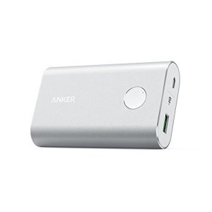 Anker PowerCore+ 10050 mah Power Bank with Qualcomm Quick Charge 3.0 & PowerIQ Technology - Silver A1311H41 BB