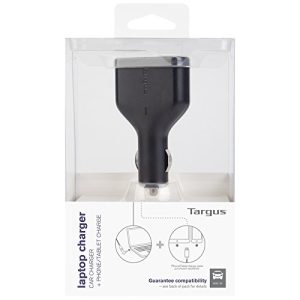 Targus Car Charger for Laptop and USB Tablet (APD046AP)  (Black) - Image 5