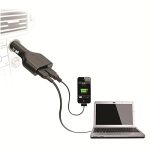 Targus Car Charger for Laptop and USB Tablet (APD046AP) (Black)