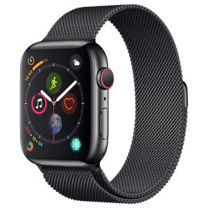 Apple Watch Series 4 (GPS + Cellular, 44mm) - Space Gray Aluminium Case with Black Sport Band