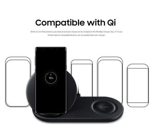 Samsung Wireless Charger Duo, Fast Charge Stand / Pad For Phones / Watches - Image 5
