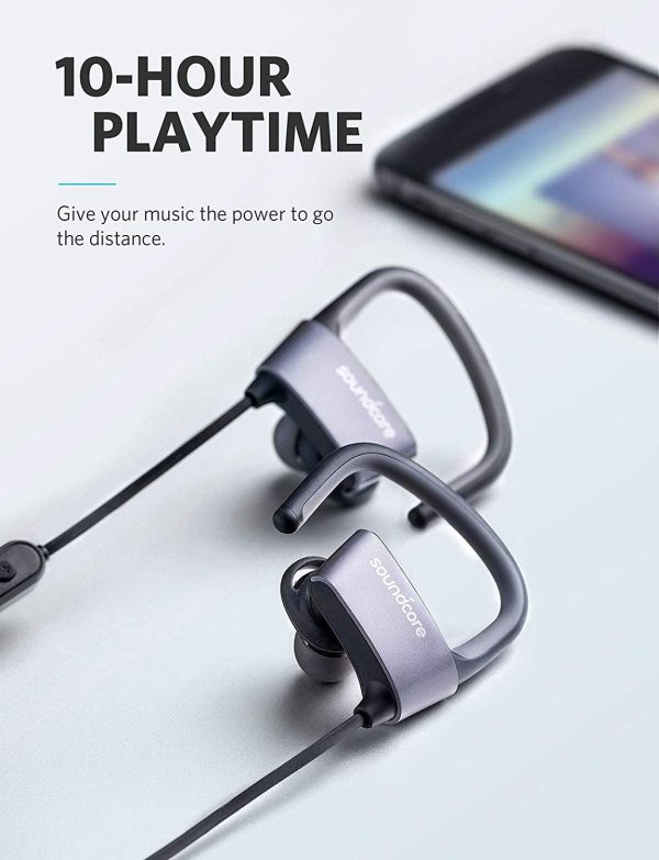 Anker Soundcore Arc Wireless Sport Earphones With IPX5 Water Resistant and Flexible EarHooks A3261HF1 - Image 4