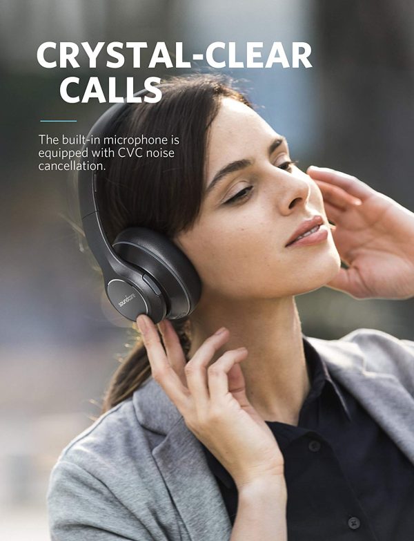 81fHhJLF7uL._SL1500_ Anker Soundcore Vortex Over Ear Headphones Wireless Headset Deep Bass, Hi-Fi Stereo Earphones A3031011 - Image 3