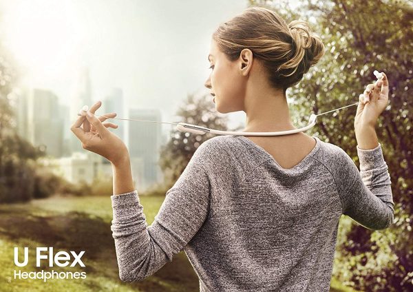 Samsung U Flex Bluetooth Wireless In-ear Flexible Headphones with Microphone, Black - Image 8