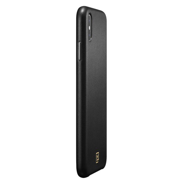 Spigen iPhone XS / iPhone X Case La Manon câlin Chic Black (Leather Case) 063CS25321 - Image 6