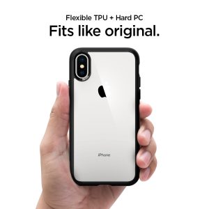 Spigen iPhone XS Max Case Ultra Hybrid Matte Black (Ver.2) 065CS25128 - Image 7