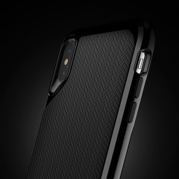 Spigen iPhone XS Max Case Neo Hybrid Jet Black 065CS24839 - Image 3