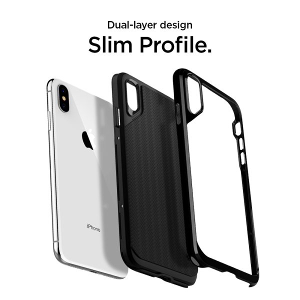 Spigen iPhone XS Max Case Neo Hybrid Jet Black 065CS24839 - Image 5