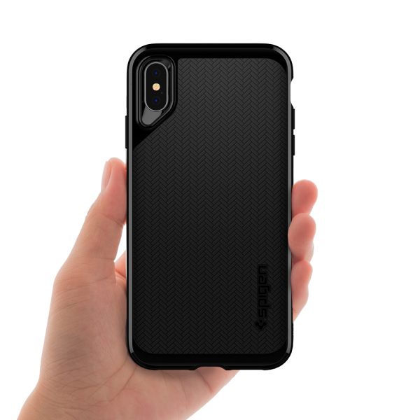 Spigen iPhone XS Max Case Neo Hybrid Jet Black 065CS24839 - Image 6