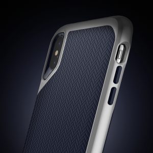Spigen iPhone XS Max Case Neo Hybrid Satin Silver 065CS24840 - Image 8