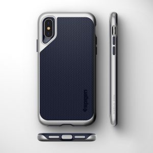 Spigen iPhone XS Max Case Neo Hybrid Satin Silver 065CS24840 - Image 12