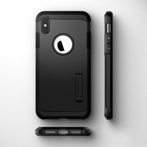 id_ip65_tough_armor_blk_05 Spigen iPhone XS Max Case Tough Armor Black (Ver.2) 065CS25130 - Image 2