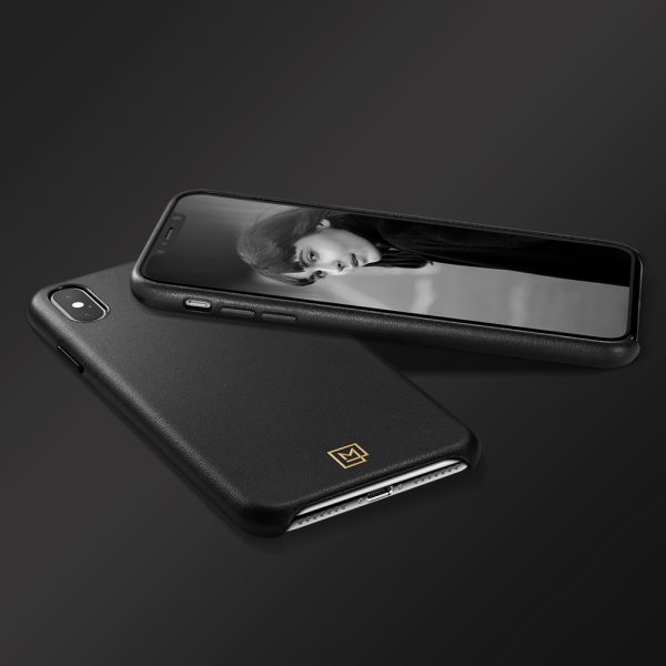 Spigen iPhone XS / iPhone X Case La Manon câlin Chic Black (Leather Case) 063CS25321 - Image 7
