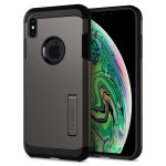Spigen iPhone XS Max Case Tough Armor Gunmetal (Ver.2) 065CS25131