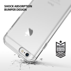 iPhone 6 Plus / iPhone 6 Plus Fusion Case Smoke Black by Ringke - Image 2