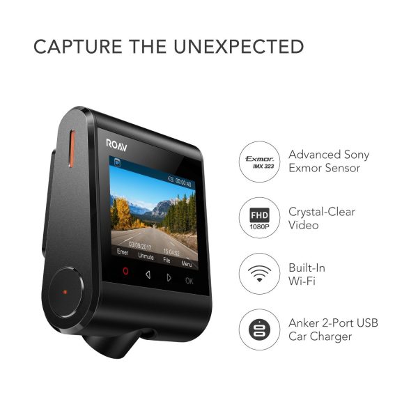 Roav DashCam C1 -  Black & Red - R21101L1 - Image 3