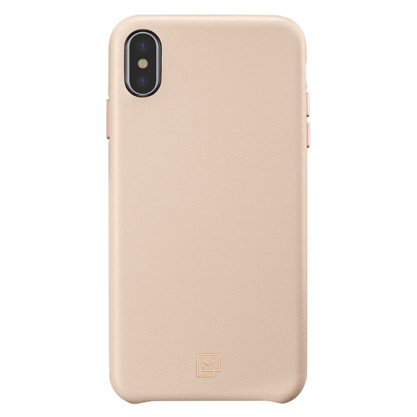 iPhone XS Max Case La Manon câlin Pale Pink Leather Case by Spigen 065CS25094 - Image 1