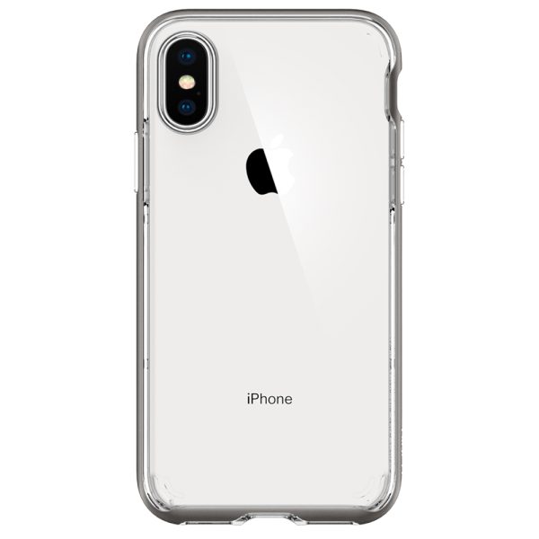 iPhone XS / iPhone X Case Neo Hybrid Crystal Gunmetal by Spigen 063CS24924 - Image 2