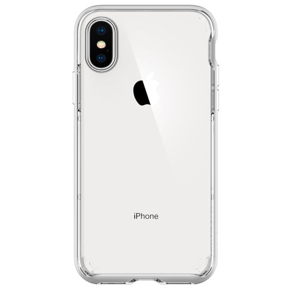 iPhone XS / iPhone X Case Neo Hybrid Crystal Satin Silver by Spigen 063CS24925 - Image 2
