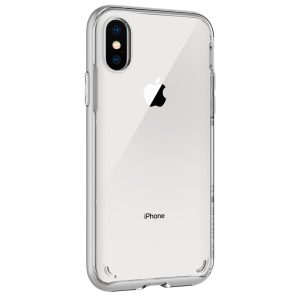 iPhone XS / iPhone X Case Neo Hybrid Crystal Satin Silver by Spigen 063CS24925