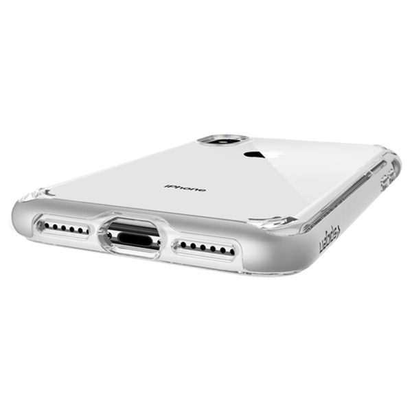 iPhone XS / iPhone X Case Neo Hybrid Crystal Satin Silver by Spigen 063CS24925 - Image 6