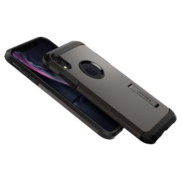 iPhone XR Case Tough Armor Gunmetal by Spigen 064CS24877 - Image 6