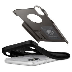 iPhone XR Case Tough Armor Gunmetal by Spigen 064CS24877 - Image 7