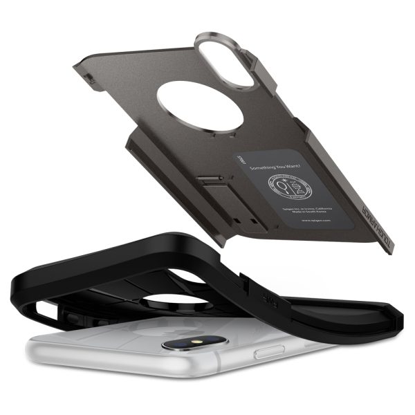 iPhone XR Case Tough Armor Gunmetal by Spigen 064CS24877 - Image 7