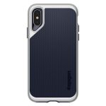 iPhone XS Case Neo Hybrid Satin Silver by Spigen 063CS24920