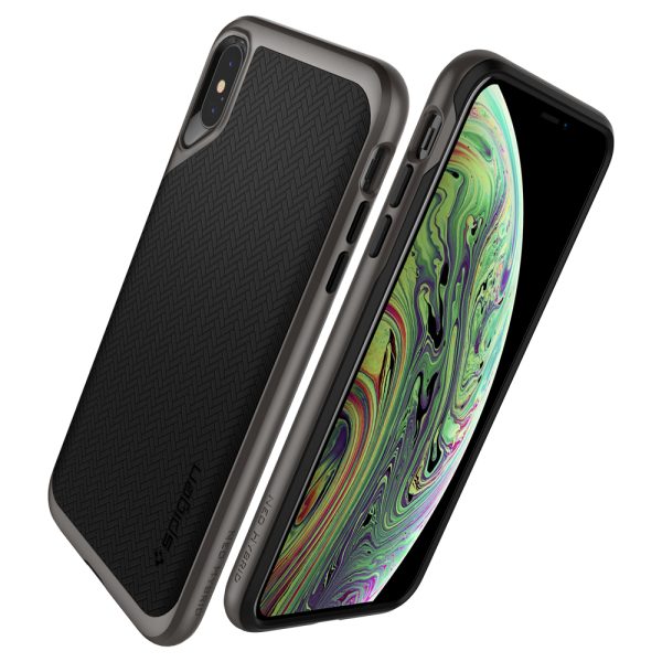 iPhone XS Case Neo Hybrid Gunmetal by Spigen 063CS24918 - Image 5