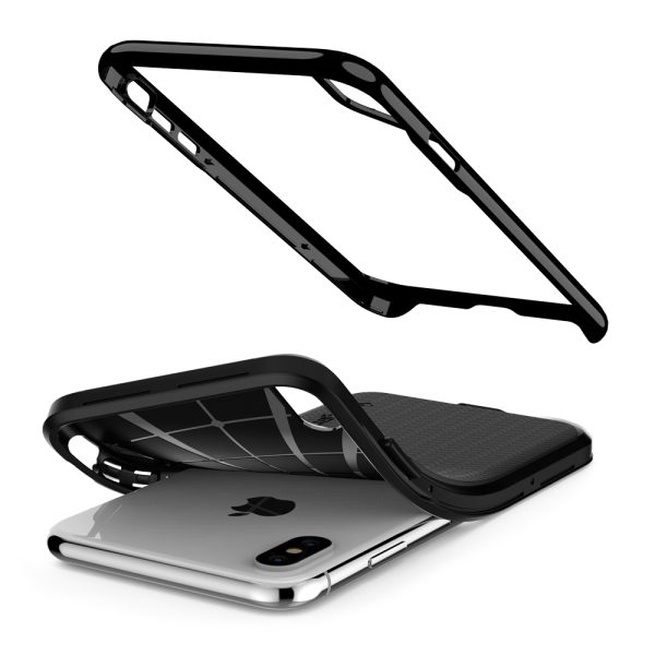 iPhone XS Case Neo Hybrid Jet Black by Spigen 063CS24919 - Image 6