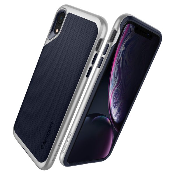 iPhone XR Neo Hybrid Case Satin Silver by Spigen 064CS24880 - Image 11