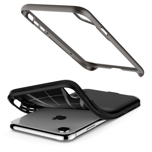detail_iphone_6.1_neo_hybrid_05 iPhone XR Case Neo Hybrid Gunmetal by Spigen 064CS24878 - Image 11