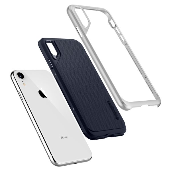 iPhone XR Neo Hybrid Case Satin Silver by Spigen 064CS24880 - Image 10