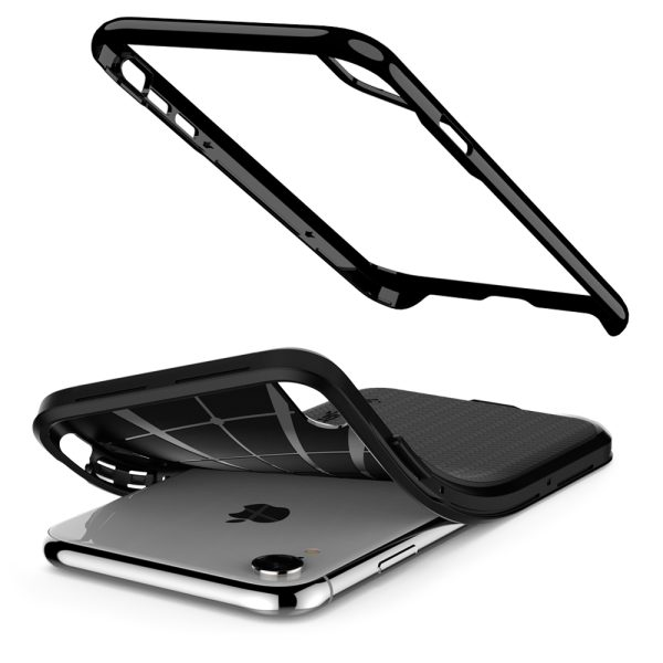 iPhone XR Case Neo Hybrid Jet Black by Spigen 065CS24879 - Image 8