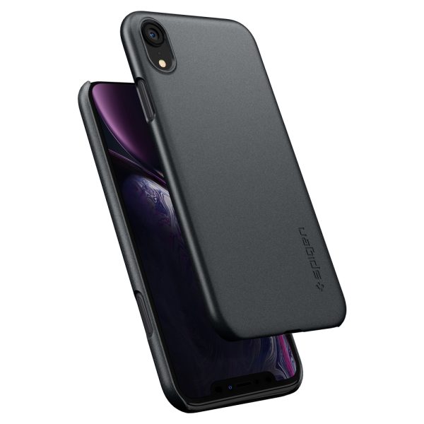 detail_ipxr_tf_graphite_04 iPhone XR Case Thin Fit Graphite Gray 064CS24865 - Image 5