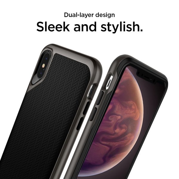 iPhone XS Case Neo Hybrid Gunmetal by Spigen 063CS24918 - Image 10