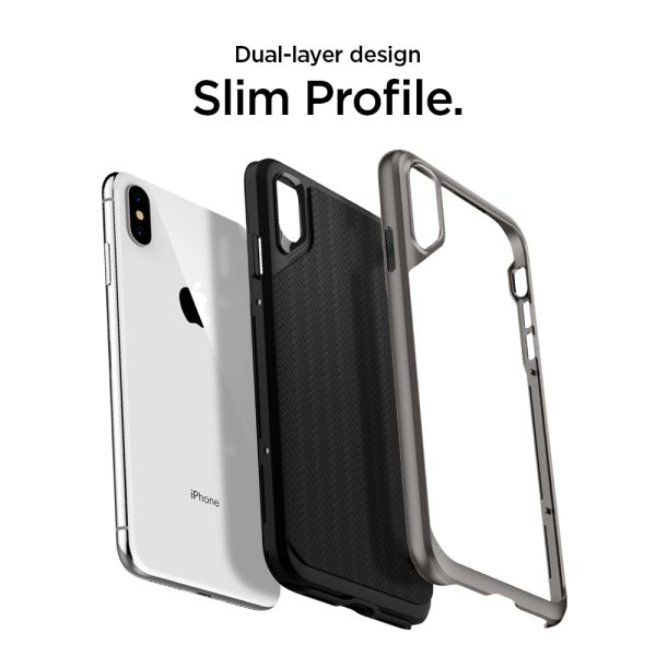 iPhone XS Case Neo Hybrid Gunmetal by Spigen 063CS24918 - Image 11