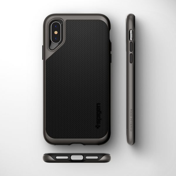 iPhone XS Case Neo Hybrid Gunmetal by Spigen 063CS24918 - Image 13