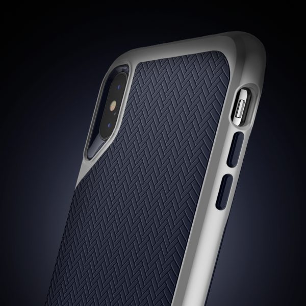 iPhone XS Case Neo Hybrid Satin Silver by Spigen 063CS24920 - Image 7